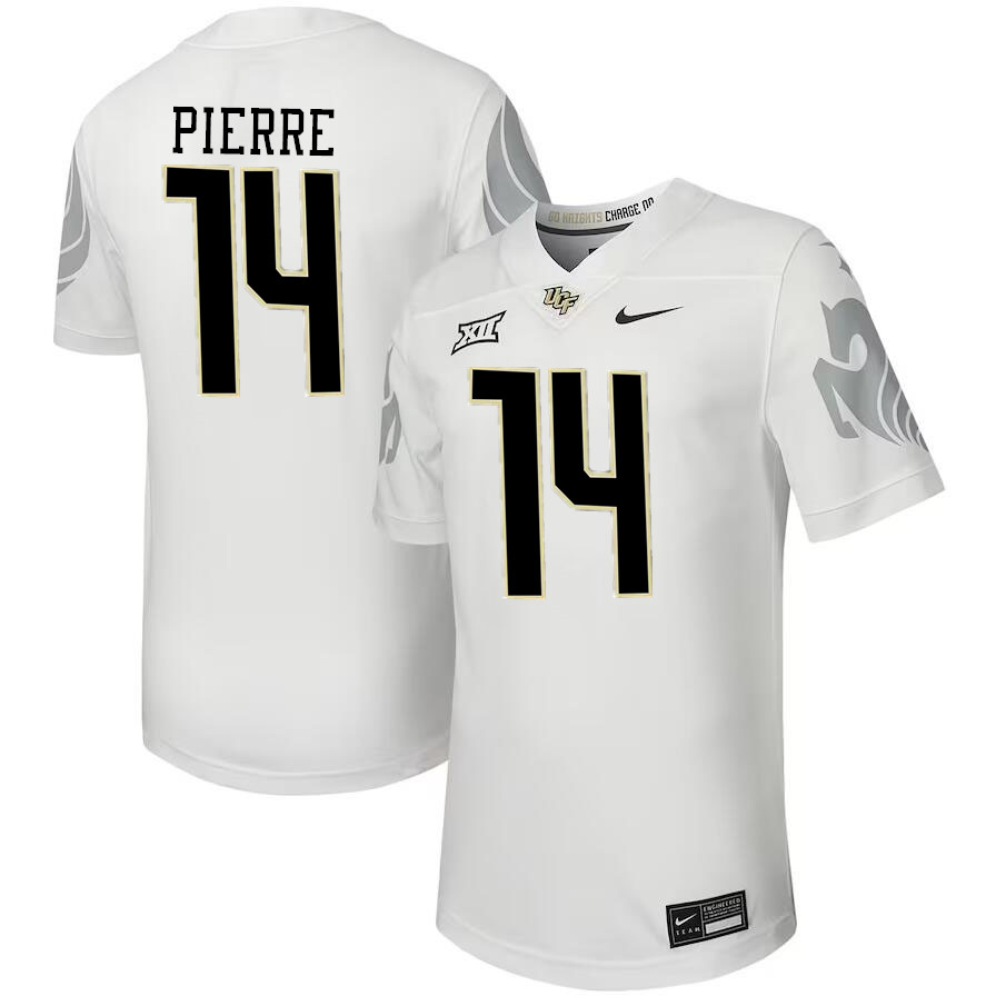 Men #14 Jesiah Pierre UCF Knights Big 12 Conference College Football Jerseys Stitched-Black